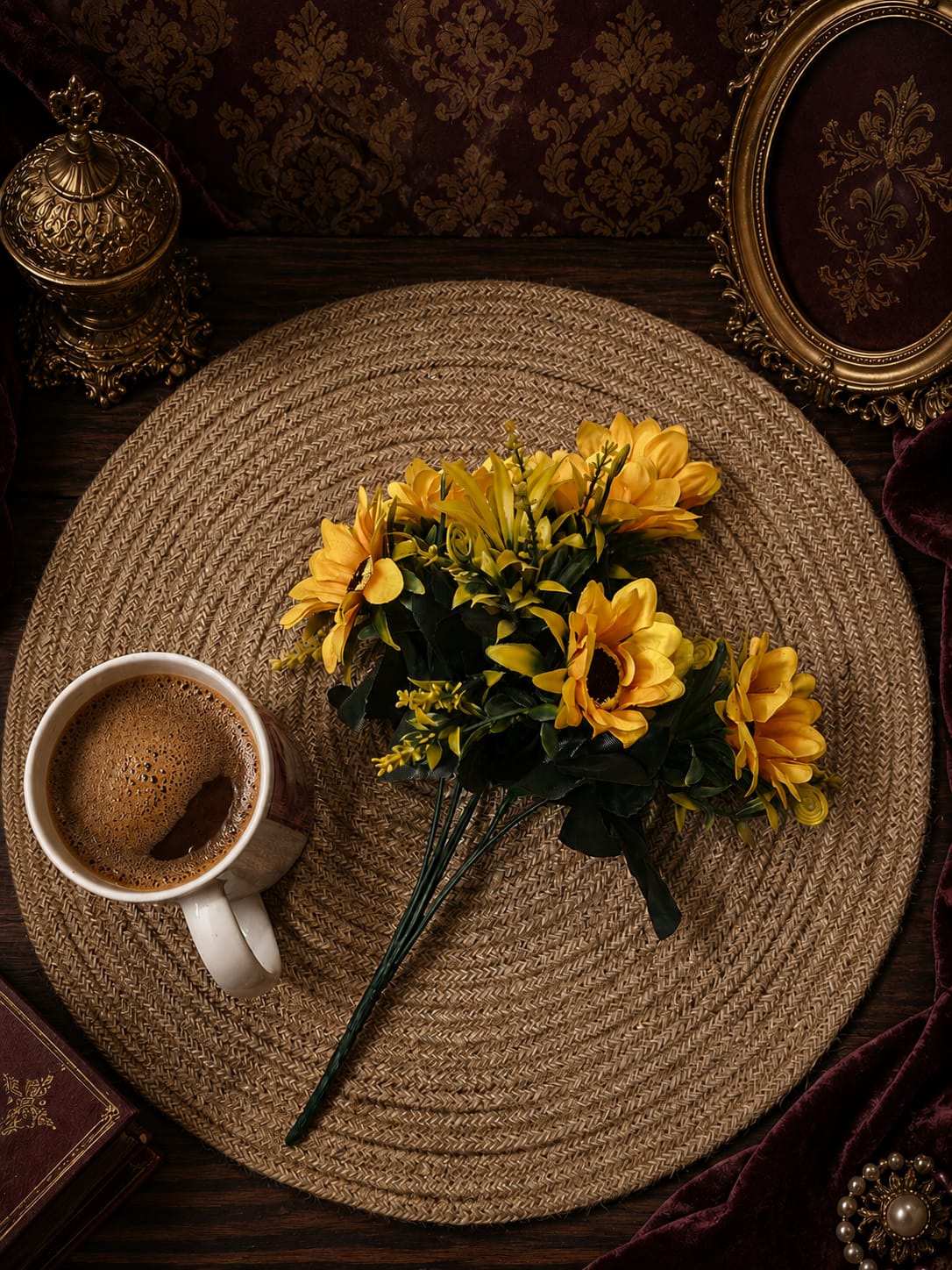 Handcrafted Braided Jute Placemat by Cord Craft House