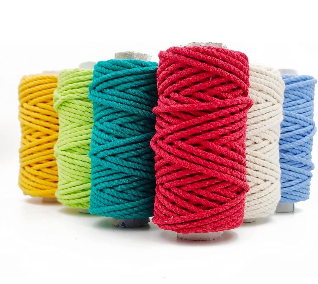 Coloured Twisted Rope